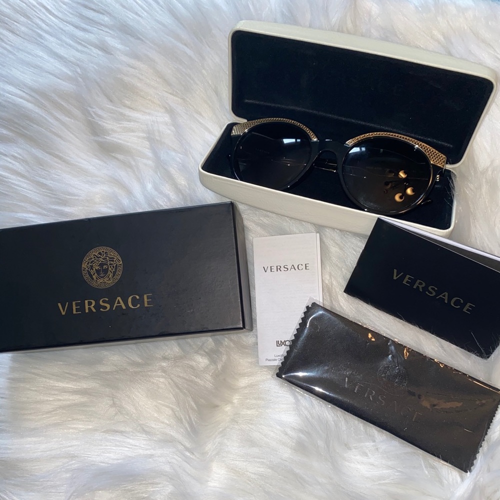 Authentic Versace VE 4330 Black Sunglasses